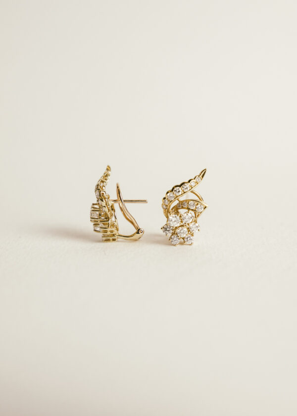 pendientes-oro-amarillo-18k-diamanmtes (2) fd18 pendientes rosetas diamantes
