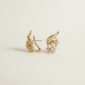 fd18 pendientes rosetas diamantes
