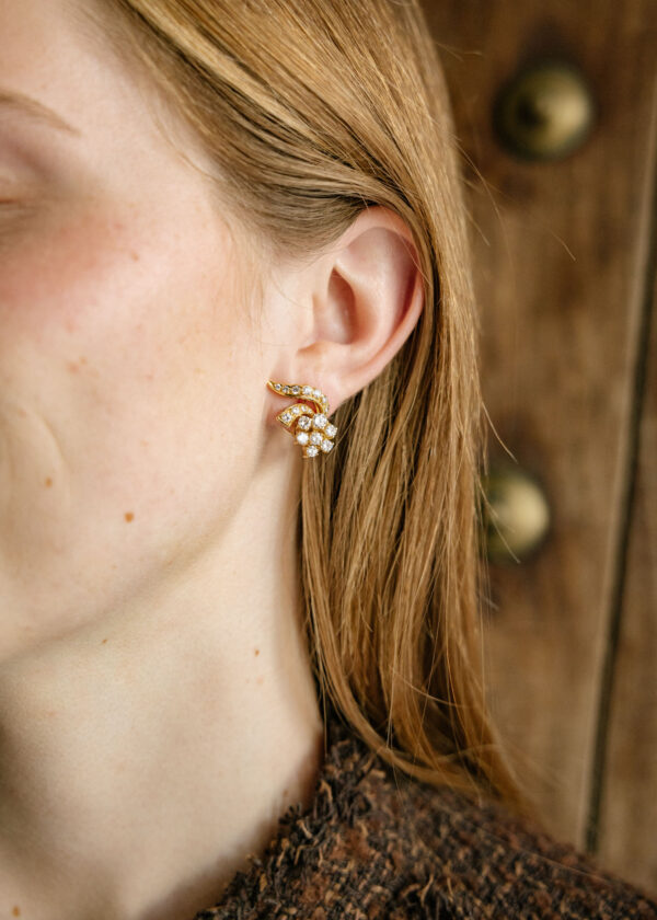 pendientes-oro-amarillo-18k-diamanmtes (3) fd18 pendientes rosetas diamantes